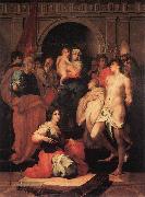 Rosso Fiorentino Madonna Enthroned and Ten Saints china oil painting reproduction